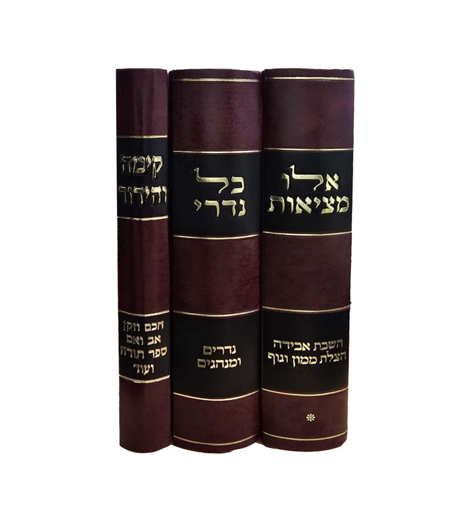 סט ספרי הלכה מהרב שטסמן