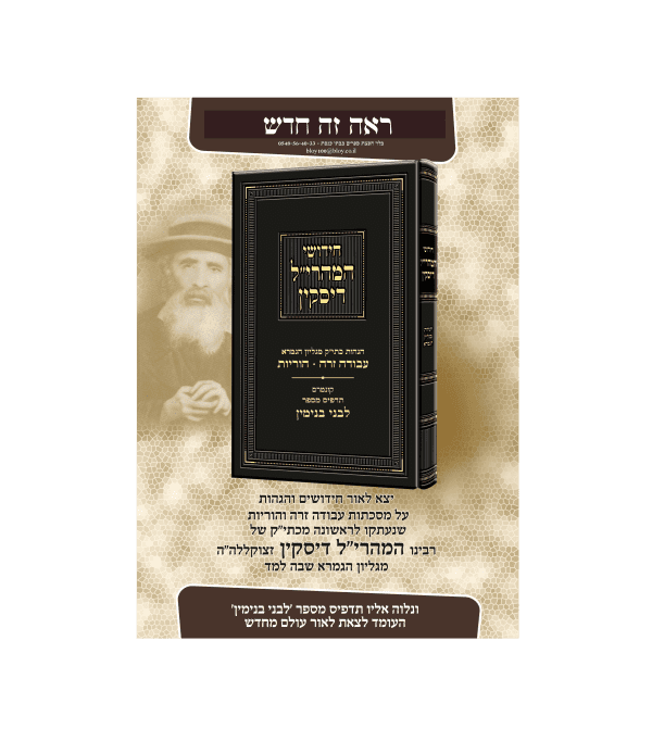 ⁦חידושי המהרי"ל דיסקין ע"ז הוריות⁩ – תמונה ⁦2⁩