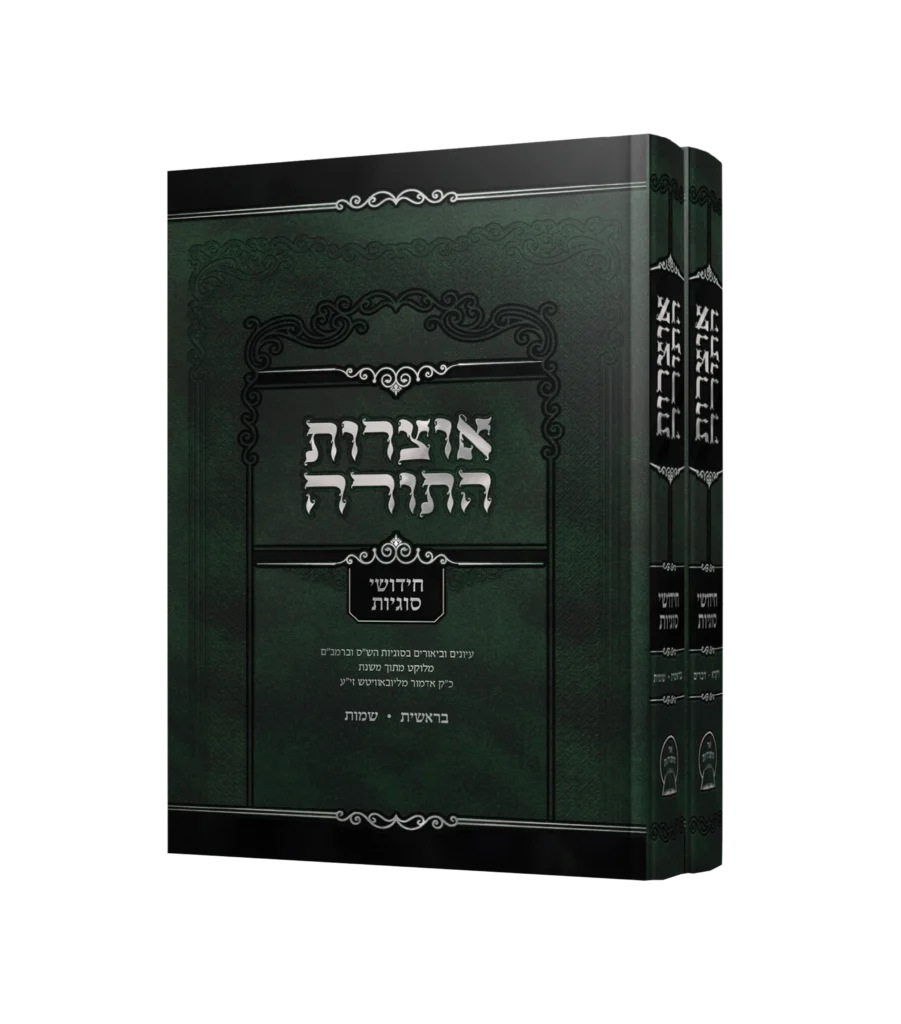 אוצרות התורה חידושי סוגיות סט ב' כרכים